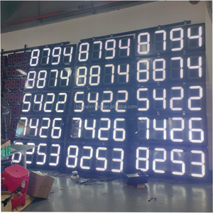 Tùy chỉnh hiển thị kỹ thuật số LED trạm xăng giá đăng 7 đoạn 12 quot inch LED Xăng hiển thị cho trạm xăng - Product Image 5