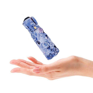 19-Inch Portable Travel Sunshade Mini Five-Fold Umbrella High-Density Durable <b>Frame</b> Black Coating Classic Adults Manual <b>Plastic</b> - Product Image 5