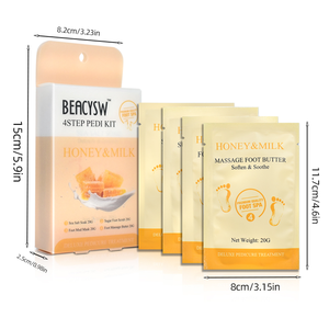 Gel en Polvo Vegano Suave para Pedicura Spa con Aroma a Té Verde, Limón, Lavanda y Rosa, Suministros para Manicura y Pedicura - Product Image 6