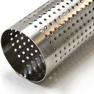 1/<span class=keywords><strong>2</strong></span> дюйма 1 дюйм <span class=keywords><strong>2</strong></span> дюйма 304 класс из нержавеющей стали выхлопная перфорированная труба для мотоцикла глушитель - Product Image 2