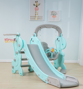 Top vente garantie qualité en plastique enfants jouet bébé toboggan et balançoire ensemble intérieur - Product Image 2