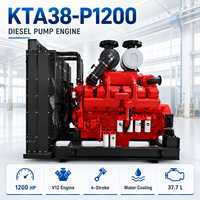 Moteur diesel turbocompressé SCDC Cums KTA38 Series KTA38-P1200 1800 tr/min pour pompe de transfert d'eau industrielle et génie civil