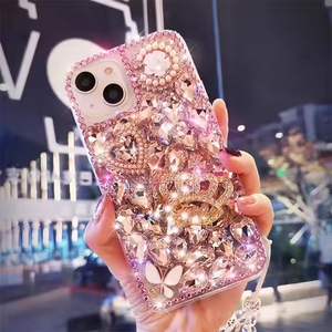 Thời trang handmade loạt Sparkle Kim Cương Trường hợp đối với <span class=keywords><strong>iPhone</strong></span> 6 7 8 11 12 13 14 15 16 17 không khí cộng với Pro XS Max điện thoại trường hợp - Product Image 2
