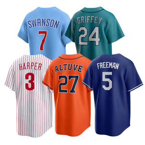 2025 nuevas camisetas al por mayor equipo americano cosido camiseta de béisbol 5 Freeman 27 Altuve 99 Judge 17 Ohtani aceptar camisas personalizadas - Product Image 1