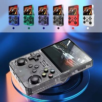 Console de jeu portable R36S avec système Linux, écran haute définition de 3,5 pouces, 20000 jeux ; Console de jeu vidéo portable