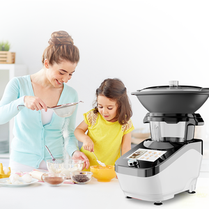 <span class=keywords><strong>Robot</strong></span> de <span class=keywords><strong>cuisine</strong></span> multifonctionnel avec écran TFT 7 pouces et Wi-Fi, mélangeur, mixeur, thermomixeur pour restaurant - Product Image 4