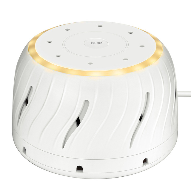 Original White Noise Sound Machine Real Fan Inside With Night Light Aid Improve Sleep Quality White Noise Machine