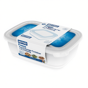 ROTHO Freeze <b>Food</b> <b>Storage</b> <b>Container</b> 1.9 L Set Of 2 For Freezing - Product Image 2