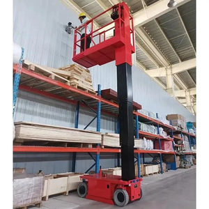 Équipement de grue élévatrice à plate-forme élévatrice rétractable <span class=keywords><strong>mobile</strong></span> légère à manchon automoteur - Product Image 3