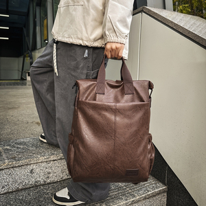 New Fashion Large Capacity <b>Backpack</b> Men Casual Travel School Bag Trendy Waterproof Polyester College Students Laptop <b>Backpack</b> - Product Image 2