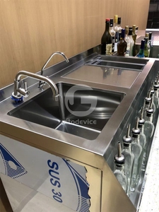 Estación de Bar de Acero Inoxidable para Cócteles, Hotel, Bar - Product Image 6