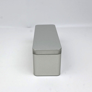 Rectangular Rounded Corner Tin <b>Box</b> Food Grade <b>Metal</b> Tin Container Long Shape Tinplate Case For Tea Cookie Gift Storage - Product Image 3