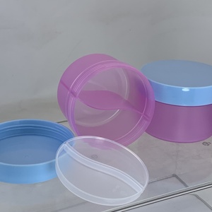 Rỗng kép buồng mỹ phẩm mắt Kem container kép buồng 150ml + 150ml nhựa PP đêm mắt Kem Jar - Product Image 2