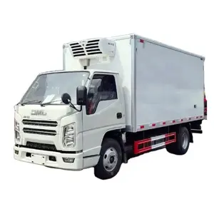 JMC marka 4X2 5ton frigorifik Van dondurucu kamyon satılık küçük soğuk hava tertibatlı kamyon hafif kargo kamyon