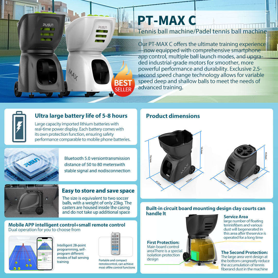 PT-MAX-C negro/blanco Batería integrada 25.6V8AH