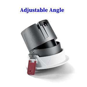 Led Dimmable hiện đại ánh sáng trần 3000K 4000K 6000K chống chói tại chỗ lõm <span class=keywords><strong>COB</strong></span> Downlight với cơ thể nhôm - Product Image 6