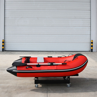 Vente en gros PVC Bateau gonflable pliable Kayak à fond d'aluminium Bateau de vitesse extérieur Radeau Styles sportifs Dinghy Boat