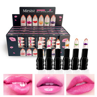 Rouge à lèvres hydratant et non-collant 24 couleurs, effet gelée florale, changeant de couleur, longue tenue, effet pseudo-nude