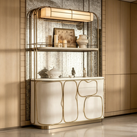 Armoire de cuisine moderne et durable en gros, 5+ compartiments, plateau en bois massif, prix usine compétitif, livraison rapide pour appartement