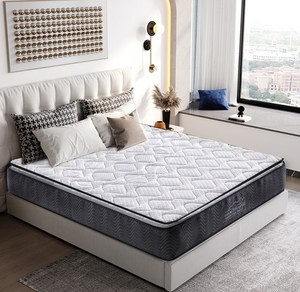 New DesignBedroom Furniture 986 coils pocket sprung queen size high density hybrid mattress wholesale