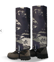 Guêtres imperméables en PVC pour le camping et la randonnée, idéales pour la marche sur la neige, l'escalade et les activités de plein air décontractées - Équipement essentiel pour les passionnés