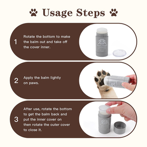 Baume Protecteur Naturel pour Pattes de Chien et Chat, Sûr à Lécher, Hydratant pour Pattes Seces, Abîmées ou Fissurées, Marque Privée - Product Image 5