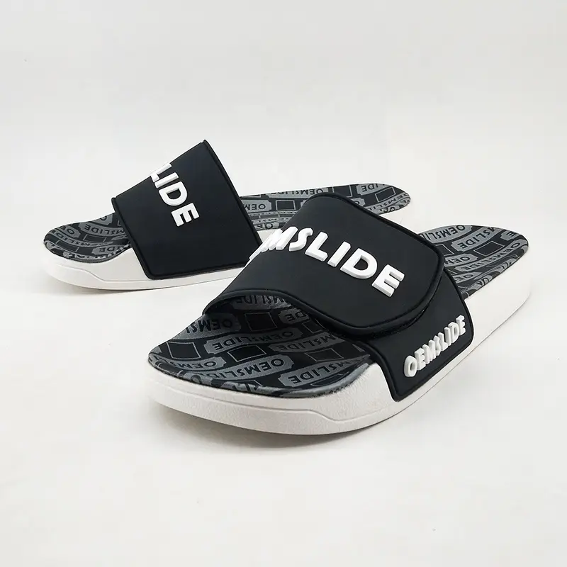 Luxury Slippers Sandals For Men Black Plain Male Slides Aerosoft Slippers Footwear Eva Slipper Leather Logo Custom