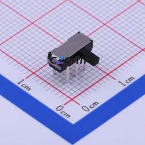 K3-2245D-L1 Slide Switch Through hole Component (THT) Switch Double Pole Double Throw Rectangle Pin Header PC Pin 9mm - Product Image 1