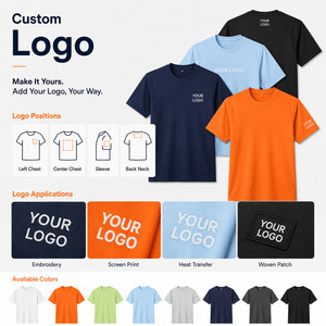 T-shirt de performance unisexe avec logo personnalisé, respirant, léger, anti-transpiration, vêtements de sport pour la salle de sport, vente en gros, tailles S-4XL, orange - Product Image 2