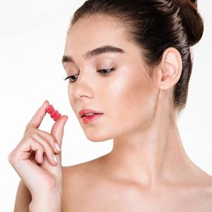 Productos más vendidos gomitas de biotina crecimiento del cabello gomitas dulces vitaminas y suplementos Oso de goma para la salud de la piel de las uñas - Product Image 4