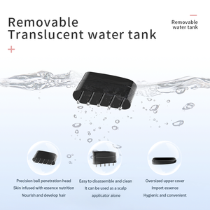 Commercio all'ingrosso pettine a infrarossi vibrante logo personalizzato automatico shampoo testa elettrica capelli led rosso del cuoio capelluto massaggiatore spazzola per la crescita dei capelli - Product Image 6