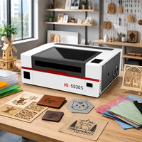 JQLASER 5030S 40W l pour la gravure et la découpe précises du bois, des plaques acryliques avec machine laser CO2 à tube RF en métal