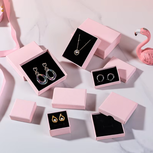 Caja de Regalo de Joyería de Lujo Ecológica con Materiales Reciclados, Forro de Esponja, para Anillos, Aretes y Collares, con Logotipo Personalizado, Empaque al por Mayor - Product Image 6