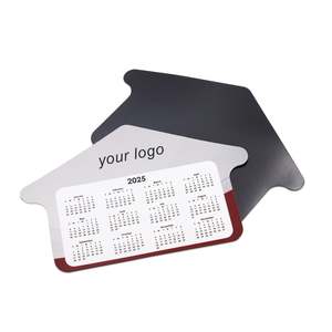 Calendrier aimanté pour réfrigérateur, promotionnel, personnalisé, immatériel immobilier, directement de l'usine, pas cher, 2025 2026 - Product Image 3