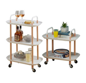 Chariot utilitaire à roulettes multi-niveaux, étagère de rangement, présentoir, organisateur de chambre, panier à légumes - Product Image 1
