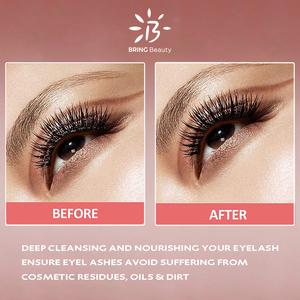 Limpiador espumoso de pestañas, juego de champú de espuma de limpieza, vegana orgánico, etiqueta privada con cepillo, Oem, venta al por mayor - Product Image 5