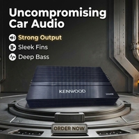 Amplificateur audio de voiture Kenwood KW-45.1 série Reference, 3 pièces, 4 canaux, 3000 W de puissance maximale, amplificateur de voiture haute performance, système audio