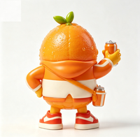 Figurine de collection personnalisée en PVC et ABS, ours en chocolat, style dessin animé, statue d'art, fabriquée en Chine, OEM sur mesure pour marque, vente en gros