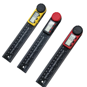 MaxTool Règle d'angle numérique et rapporteur 2-en-1 pour machines-outils de fraisage industrielles et de bricolage en bois, poignée en plastique, personnalisable OEM - Product Image 5