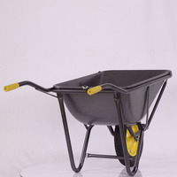 Carretilla Neumática de Servicio Pesado con Rueda de Construcción, Monociclo, Carro WB3502 para un Desplazamiento Suave en Terrenos Irregulares