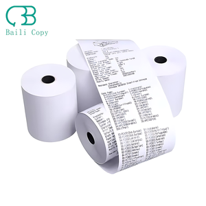 Gran oferta, rollos <span class=keywords><strong>de</strong></span> recibos <span class=keywords><strong>de</strong></span> papel térmico <span class=keywords><strong>de</strong></span> 80mm sin BPA, 50 rollos por caja, se adapta a todas las cajas registradoras POS - Product Image 2