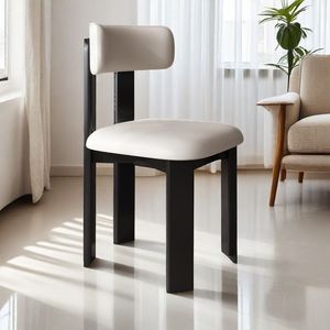 Ensemble <span class=keywords><strong>de</strong></span> <span class=keywords><strong>4</strong></span> <span class=keywords><strong>chaises</strong></span> <span class=keywords><strong>de</strong></span> salle à manger modernes en tissu, <span class=keywords><strong>chaises</strong></span> <span class=keywords><strong>de</strong></span> cuisine en bois massif rembourrées pour la salle à manger. - Product Image 2