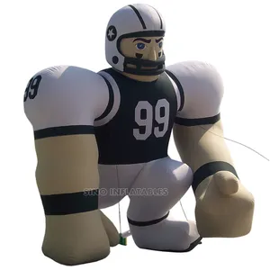 8 meters high giant advertising NFL inflatable football player made of best material for promotion