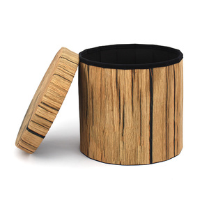 RTS Modern Round <strong>Storage</strong> <strong>Stool</strong> Fashionable Fruit Pattern Folding Round <strong>Stool</strong> - Product Image 3