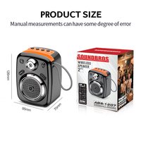 Altavoz Inalámbrico Popular con Radio FM, Subwoofer Estéreo, Bluetooth, Mini Altavoz Portátil para Juegos y Escritorio