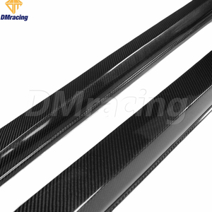 Jupes latérales en fibre de carbone de style <span class=keywords><strong>OETTINGER</strong></span> pour VW <span class=keywords><strong>GOLF</strong></span> <span class=keywords><strong>7</strong></span> <span class=keywords><strong>GTI</strong></span> MK7 4DRS 2014-2018 - Product Image 5