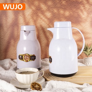 WUJO 1.0L PP Corps Verre Recharge Fiole à vide intérieure Thermo Pot à café Arabe Pot à café avec bouton-poussoir Infuseur à thé - Product Image 4