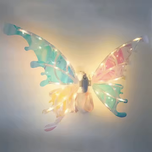 Haute luminosité PVC papillon LED stand-up lumière ouverte fermer décoration pièce maîtresse pour jardin extérieur éclairage <span class=keywords><strong>de</strong></span> vacances <span class=keywords><strong>de</strong></span> noël - Product Image 6