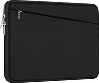 Housse pour ordinateur portable en néoprène pour MacBook, grande capacité, étui vertical décontracté avec poche, design léger