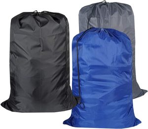 Bán Buôn Nhiệm Vụ Nặng Nề Củng Cố 420Oxford Dây Kéo Rửa Túi Giặt Với Logo Tùy Chỉnh In Cho Đóng Gói Quần Áo Bẩn - Product Image 1